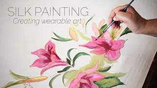 Creating Wearable Art From Scratch | Silk Painting DIY | BYWAR