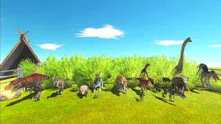 Dinosaur Speed Race Camping - Animal Revolt Battle Simulator