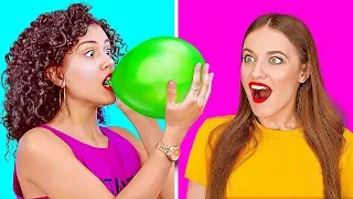 BROMAS Y TRUCOS LOCOS CON GLOBOS || Trucos asombrosos con globos y bromas que querrás probar