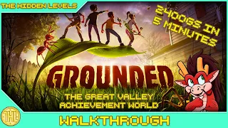 Grounded Achievement Walkthrough (Xbox/PS) *2800GS in 5 MINUTES w/ ACHIEVEMENT WORLD* *GAME PASS* *