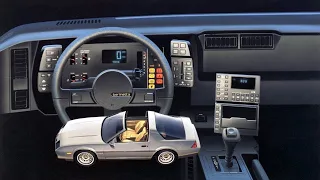 What's the funkiest / strangest automotive interior of the 1980s? 1984-6 Camaro Berlinetta