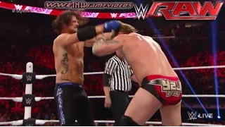 WWE RAW 1/25/16 AJ STYLES vs CHRIS JERICHO - WWE Raw January 25 2016