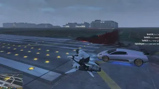 DRAG RACE |Fighter Jet vs Oppressor mk2 vs Infernus(Lamborgini) vs Vigilante(Batmobile)| 4K 60fps