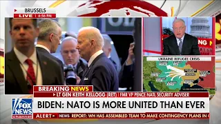 Lt. Gen (Ret) Keith Kellogg joined America Reports to react to President Biden's speech at NATO