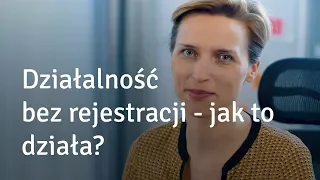 Działalność bez rejestracji - jak to działa? Q&A