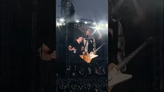 James Hetfield and Lars Ulrich have a HEATED argument during Live Concert