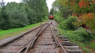 Arcade & Attica train pulling in to the Curriers NY railroad station