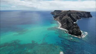 Turquoise sea at Porto Santo (Calheta, Ilhéu da Cal, Zimbralinho)