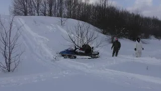 Покатушка по глубокому снегу Рысь 119, 440, Веселые выходные