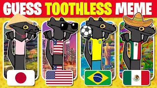 Guess Toothless Meme | Toothless Dance In Different Countries...! #332