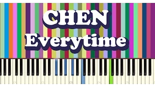 EXO 첸(CHEN) - Everytime piano cover 태양의후예 OST