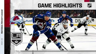 Avalanche @ Kings 1/20/22 | NHL Highlights