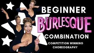 Another Beginner Burlesque Choreo Video! Learn my Burly Q Competition Winning Act!