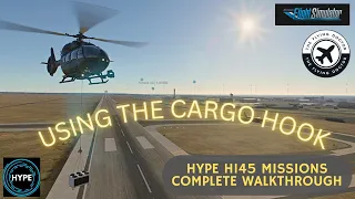 1h. H145 Mission Deep Dive Part 2 - How to use the cargo hook in H145 missions