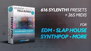 Sylenth1 Essentials Mega Bundle (Vols 1-10) (616 Sylenth1 Presets, 365 MIDI Files)