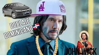 John Wick: El civic y La muerte del perro🐶|| doblaje🇩🇴|| tobi dominicano