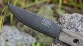 Compact Fixed Blade - The M.A.K From 3 Dog Knife: Belt Knife for Bushcraft, Woodcraft