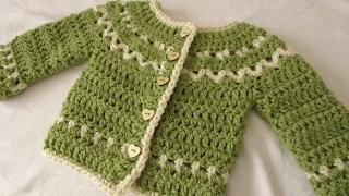 How to crochet a chunky, fair isle children's sweater / cardigan