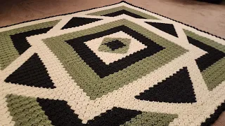 Part 1 - The C2C Kaleidoscope Blanket - Crochet Tutorial!