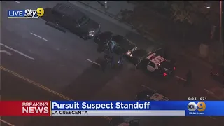 Pursuit Ends With Driver In Custody Following Standoff In La Crescenta; Passenger Also In Custody