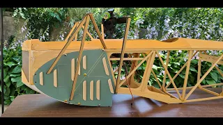 Balsa USA 1/4 Scale Fokker D.VII - Episode 36 - Mounting Aluminum Side Panels