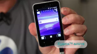 Sony Ericsson Xperia active (feat. a unique pressure sensor and supporting ANT+)