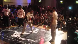 Brooke and Dickson vs. Franqey and Nelson (Los Kassos) - popping final, Juste Debout UK 2012