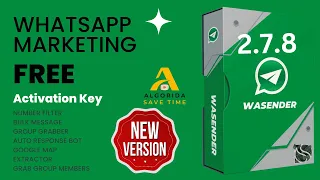 WASender Latest (2.7.8) | WhatsApp Marketing Tool WA SENDER | Free Activation Key