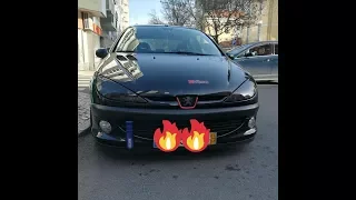 Peugeot 206 GTI drive by Remus exhaust crazy sound