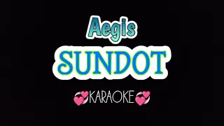 SUNDOT - karaoke Aegis / Opm tagalog song karaoke