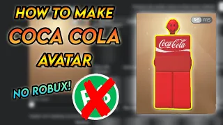 How To Make COCA COLA Avatar In Roblox | Roblox Avatar Tricks