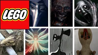 LEGO SCP-173 VS SCP-096 VS SCP-6789 VS SCP-999 VS SCP-001 VS SCP-106 VS SCP 682 VS SCP-049