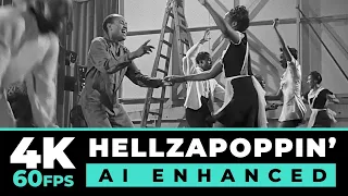 Lindy Hop en Hellzapoppin' (1941) 4K 60FPS - Remasterizado con IA | Whitey's Lindy Hoppers