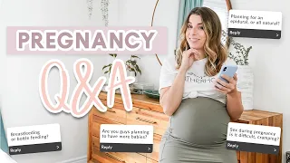 ANSWERING YOUR PREGNANCY QUESTIONS | Birth Plan, Symptoms, More Kids?!