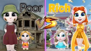 My talking Angela 2 || Mothersday POOR VS RICH Mothersday