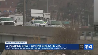 3 hospitalized in I-270 shooting in St. Louis County