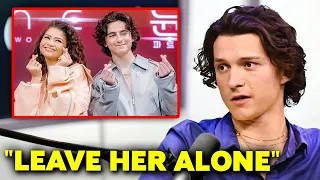 Tom Holland Jealously Reacts To Timothee Chalamet and Zendaya Getting Close At Dune Premiere