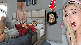 I Spent The Night In My Boyfriends WALLS & He Has No Idea.. (GTA 5 RP)