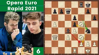 Si Può Incatenare la Belva? - Carlsen vs Dubov | Euro Opera Rapid 2021