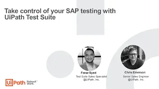 Take control of your SAP testing with UiPath Test Suite