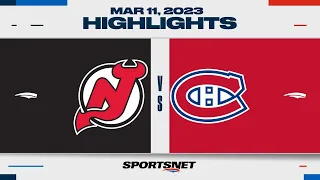 NHL Highlights | Devils vs. Canadiens - March 11, 2023