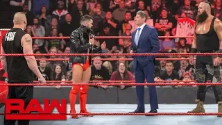 Finn Bálor stands up to Brock Lesnar, Braun Strowman and Mr. McMahon: Raw, Jan. 21, 2019