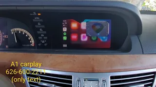 2007  Mercedes Benz s550 upgrade  Apple carplay