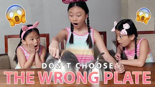 DON'T CHOOSE THE WRONG PLATE CHALLENGE | GWEN KATE FAYE