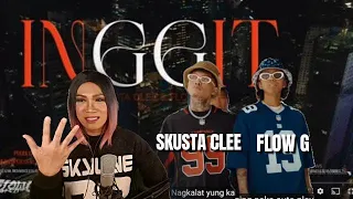 INGGIT - Skusta Clee & Flow G (Official Music Video)(Prod. by Flip-D) || REACTION VIDEO