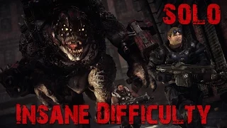 Gears of War UE: Brumak Boss Fight Insane Difficulty (Solo)