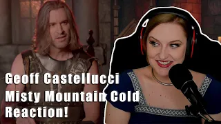 GEOFF CASTELLUCCI - Far Over The Misty Mountain Cold | NON METAL ARTIST MONDAY REACTION