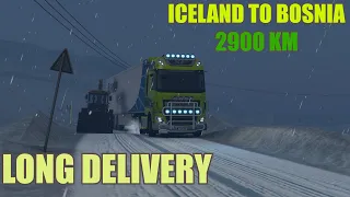 Long Delivery Iceland to Bosnia | Euro Truck Simulator 2 | Logitech G29 #logitechg29