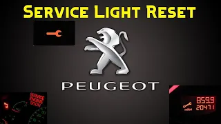 ✅ Service 🔧 RESET on PEUGEOT 607