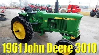 SOLD: 1961 John Deere 3010 Gas Utility Tractor